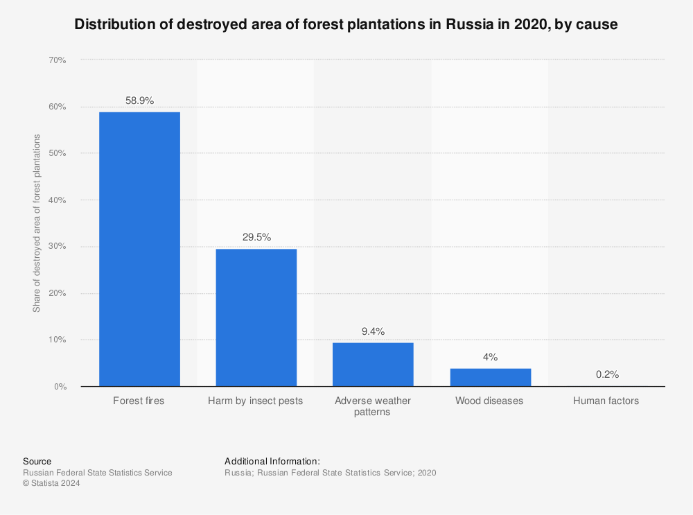 Deforestation causes in Russia